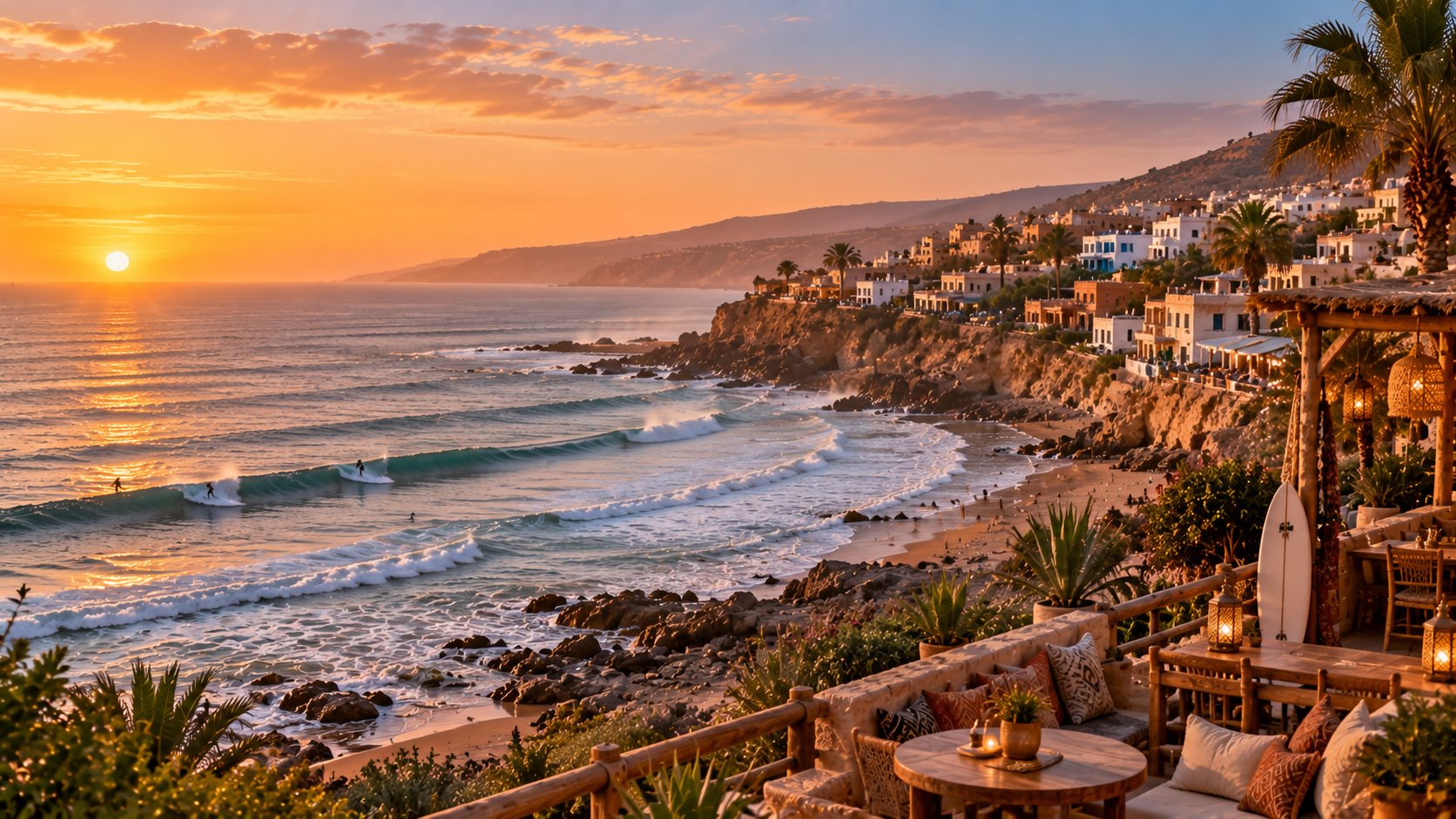 Taghazout surf point - private tours with Dream Tours Morocco