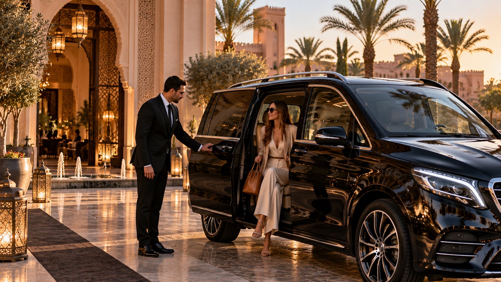 VIP transport interior, premium leather seats - Dream Tours